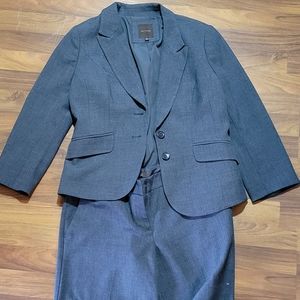 Gray blue suit